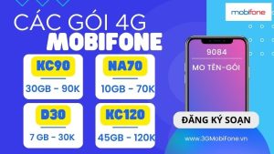 Bảng giá các gói cước 4G Mobifone mới nhất giá rẻ 2023 Data khuyến mãi Khủng